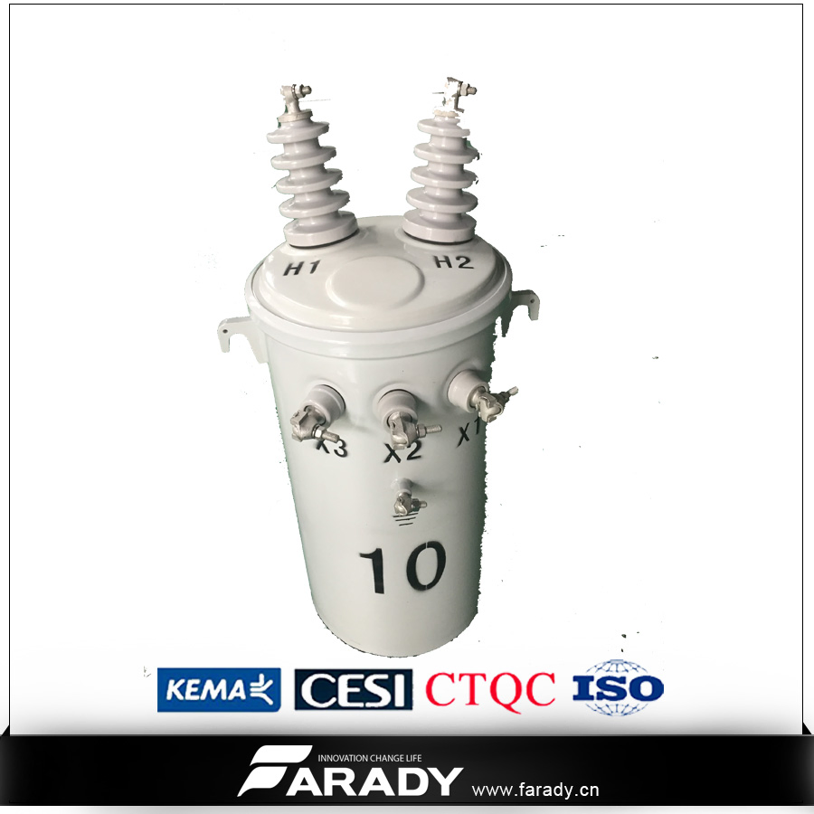 10 kVA Aéreo 2400/4160y V - 120/240 V Transformador Monofásico