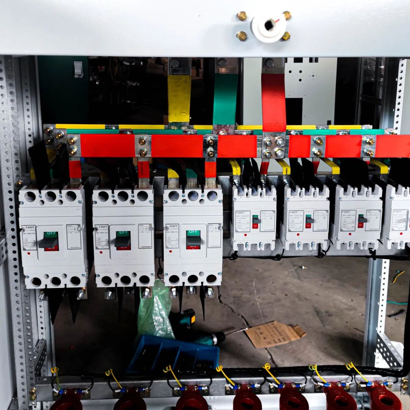 Painel de Distribuição Elétrica Metálico de Baixa Tensão Equipamento Elétrico Quadro de Baixa Tensão