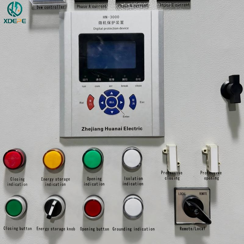 35kv Gabinete Personalizado de Interruptor de Alta Tensão Isolado a Gás para Subestação