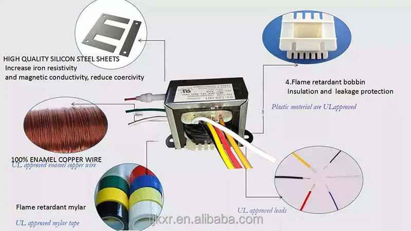 110 120V 240V 277V para 24V Transformador de Redução de Tensão Listado UL para Forno de Arco Elétrico