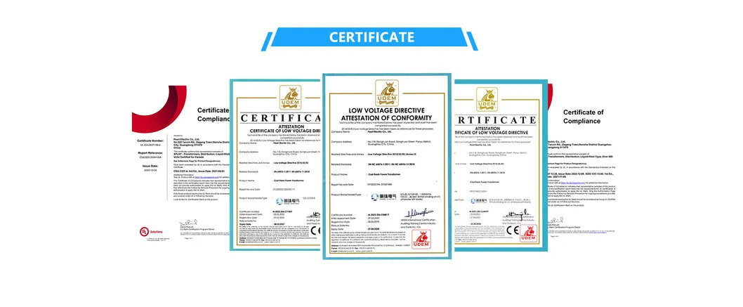 Certificações do Transformador Seco