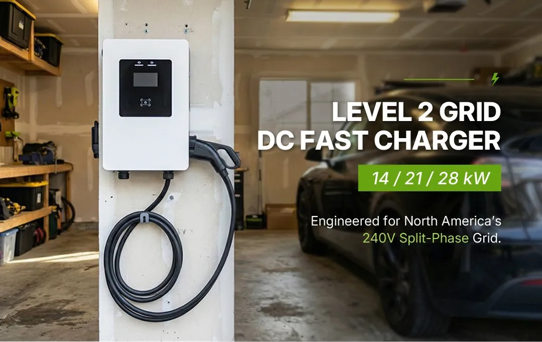 Carregador Rápido de EV Montado na Parede DC EV Pedestal Instalação Fácil Uso Comercial e Residencial