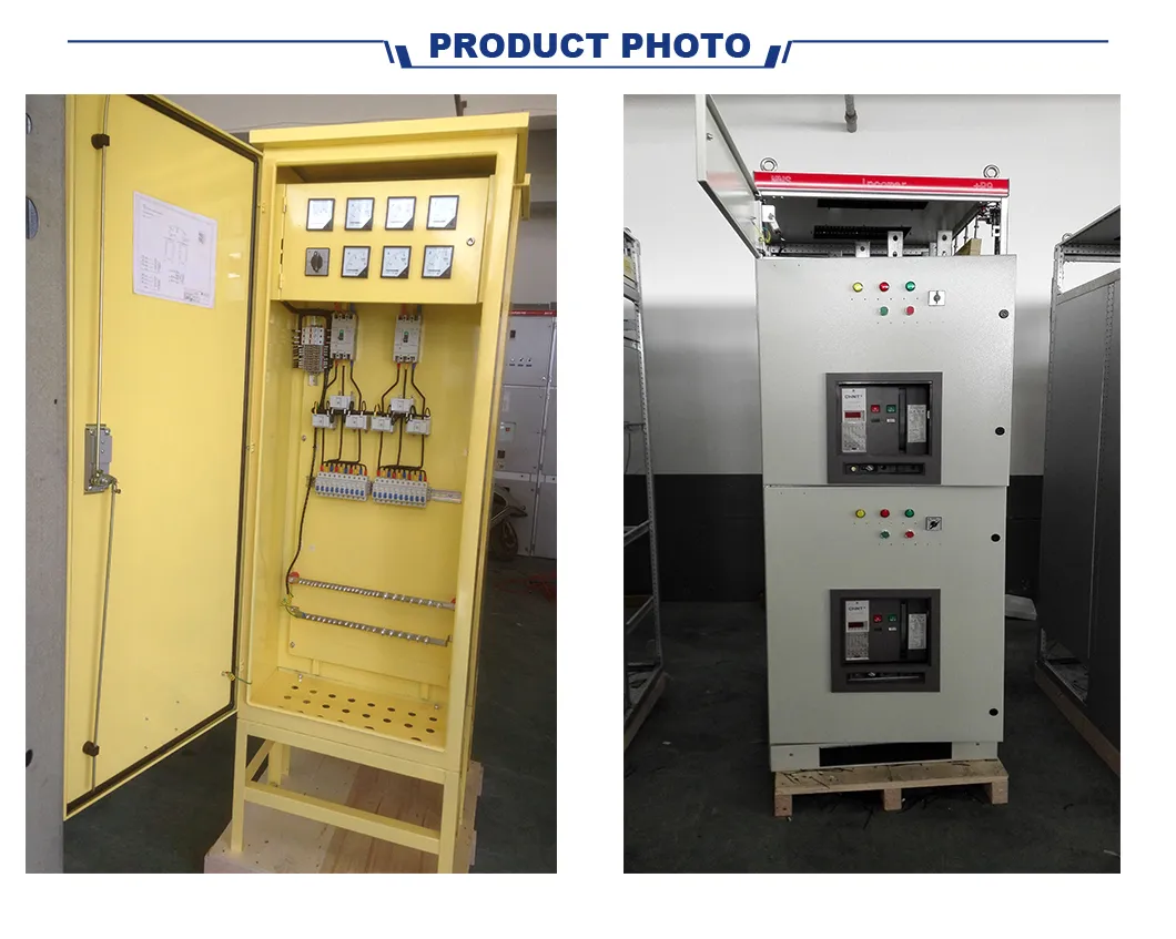 Painel de Distribuição de Energia AC Fixo de Baixa Tensão Revestido em Metal Premium