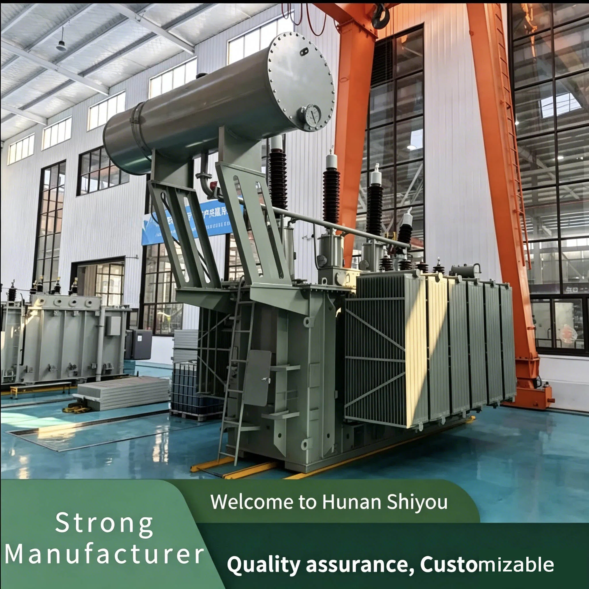 Transformador de Alumínio Cobre 110kv 115kv 800-40000kVA Transformador Elevador Redutor Transformador de Resina Fundida Fonte de Alimentação Transformador Imerso em Óleo para Transmissão de Energia