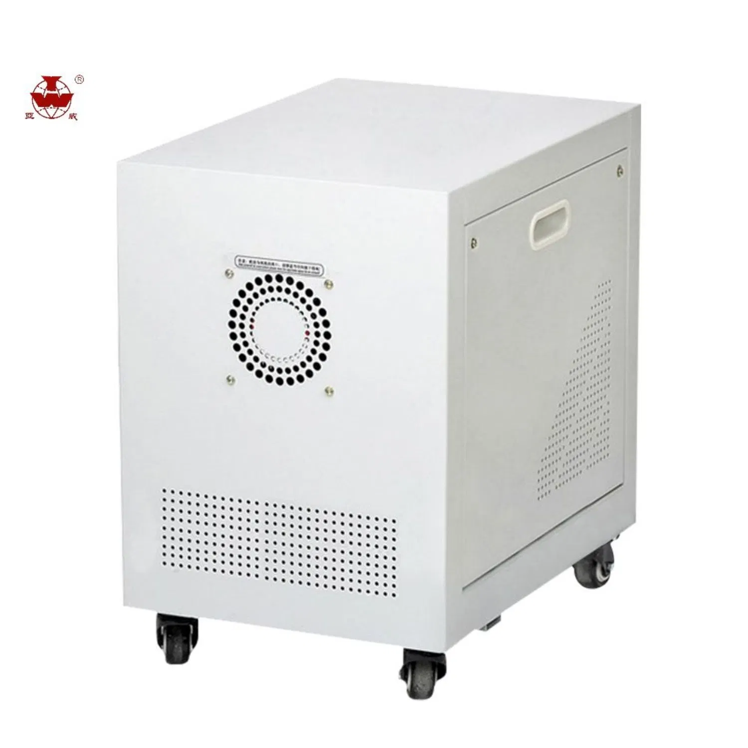 Fábrica de Vendas Diretas de Transformador de Isolamento LCD 220V-380V Elevar 3-Phase-100kVA Branco Potência Cobre-Ar-Refrigeração Sg-Ei Vertical