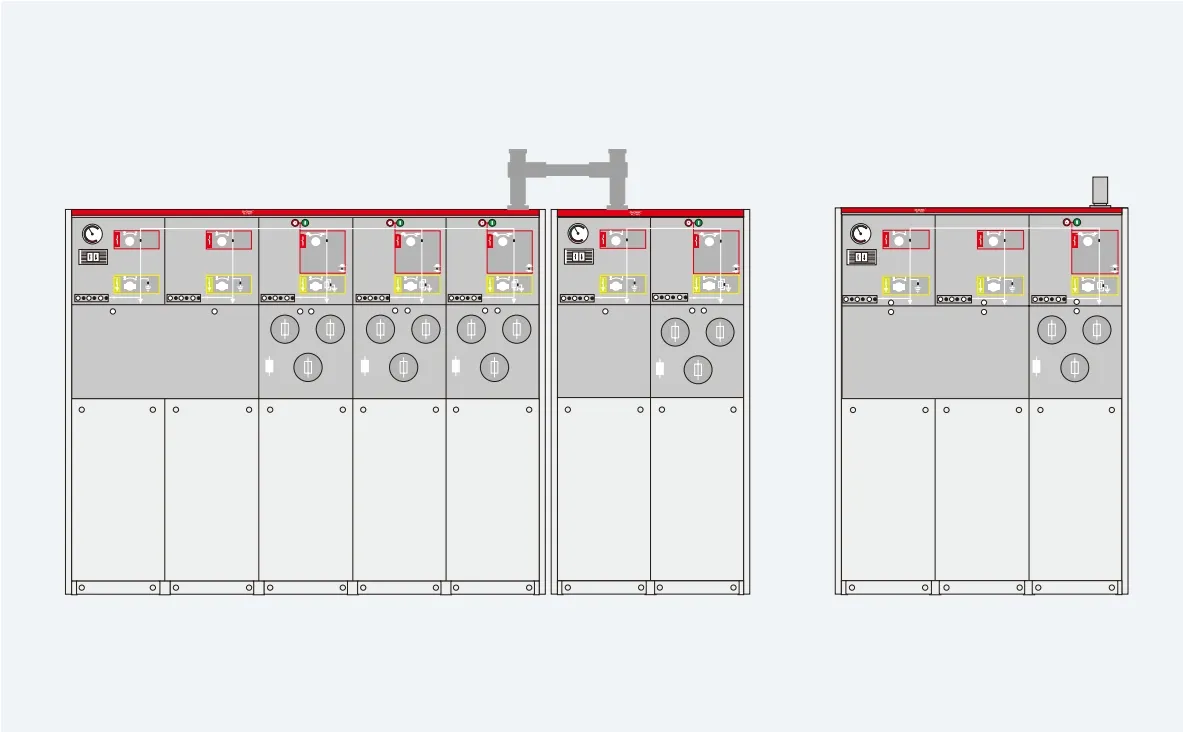 Xgn43-36kv Série Sf6 Unidade de Anel Isolada a Gás Unidade de Anel Equipamento de Comutação Equipamento de Comutação Isolado a Gás Equipamento de Comutação Compacto Isolado a Gás Painel Rmu