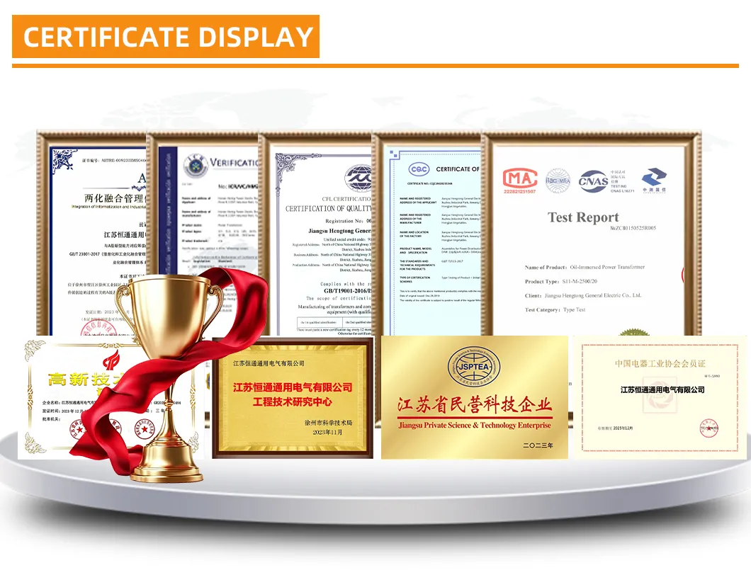 Certificados de qualidade