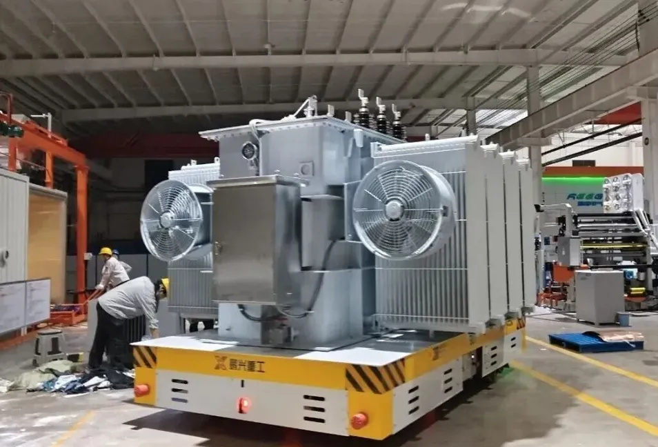 Área de controle de qualidade e testes elétricos