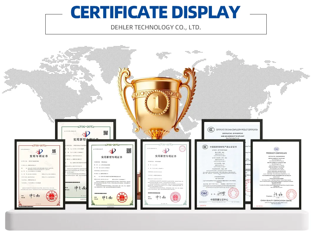 Certificados de Qualidade ISO, CE, CB, SABS, SONCAP