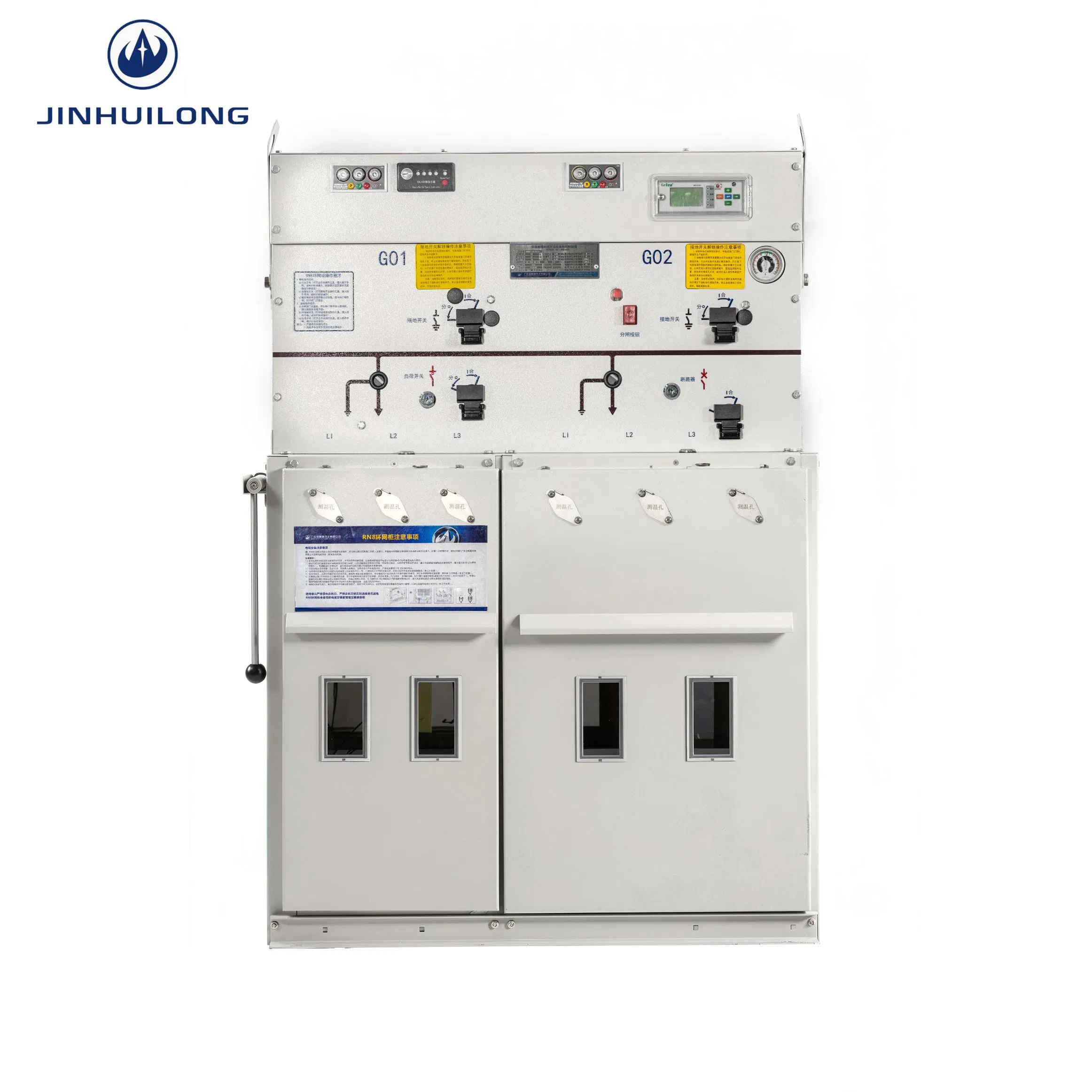 Rn8-12kv Elétrico Sf6 Unidade de Anel de Interruptor Isolado a Gás de Média Tensão para Subestação Compacta