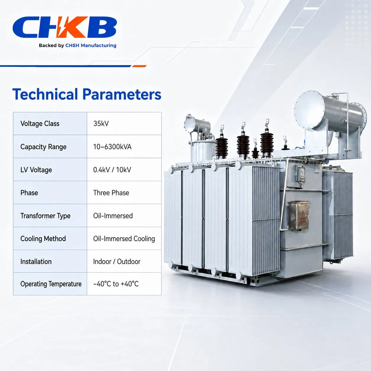35kv-363kv 3.15kv-66kv 250kVA 400 630 1000 kVA 2000kVA 300mva 10 kVA Transformador de Alta Tensão Imerso em Óleo Grande para Subestação Preço do Transformador de Energia Elétrica