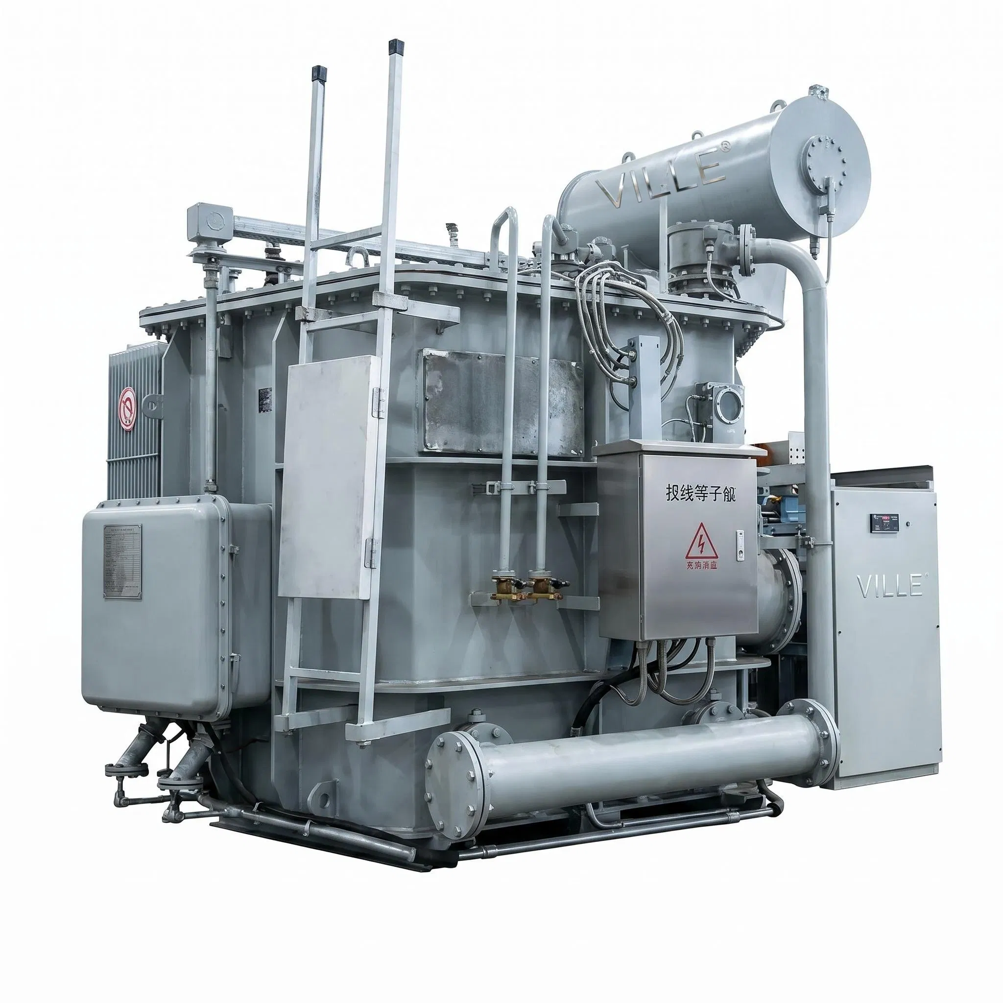 13000kVA 35kv Transformador Retificador Eletroquímico Imerso em Óleo, 110-135VDC 48ka 6-Phase Transformador de Deslocamento de Fase para Fornecimento de Energia DC em Química de Cloro e Álcalis