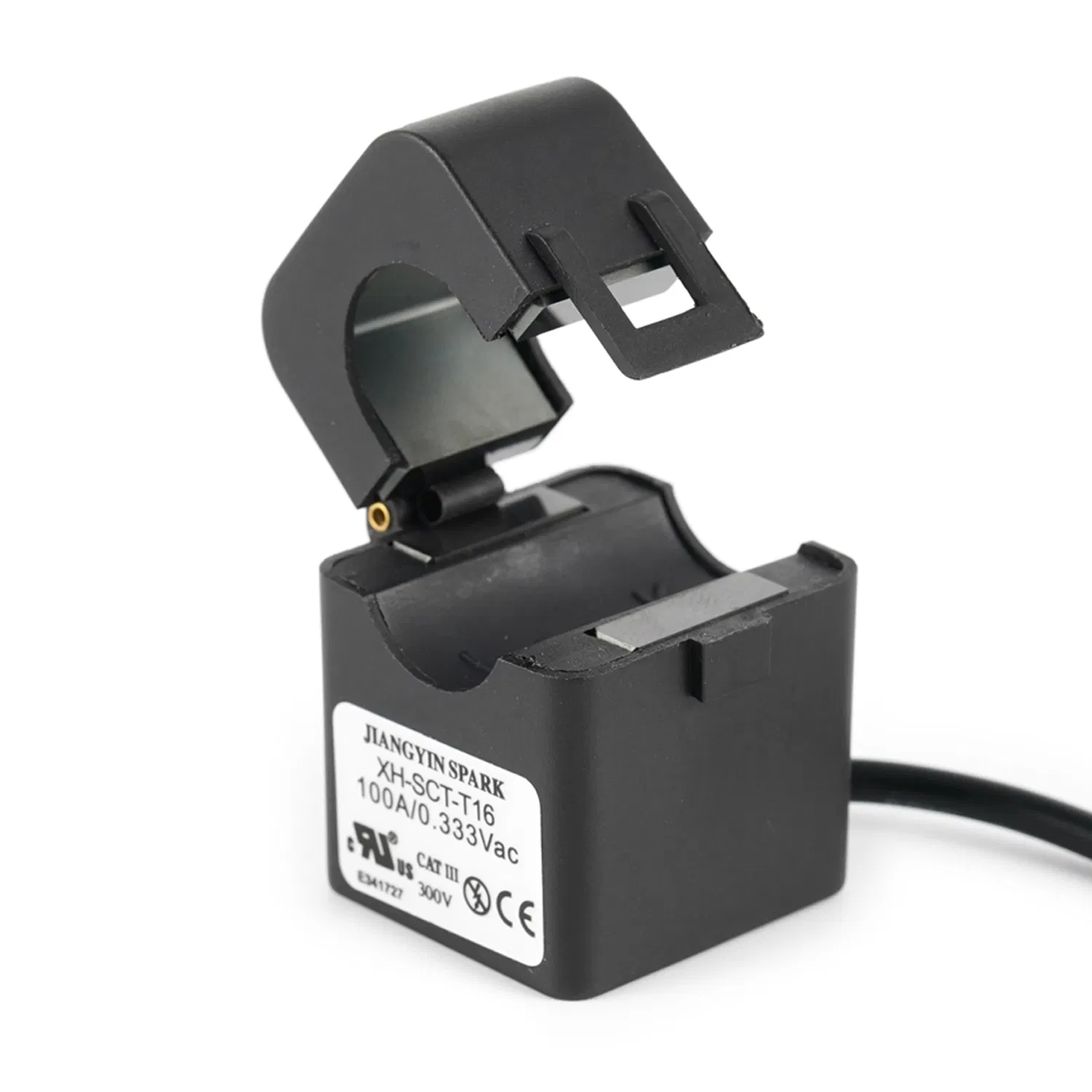Sensor de Clip UL Xh-Sct-T16 120A 40mA 100A 33.3mA 333mv Transformador de Corrente de Núcleo Dividido CT