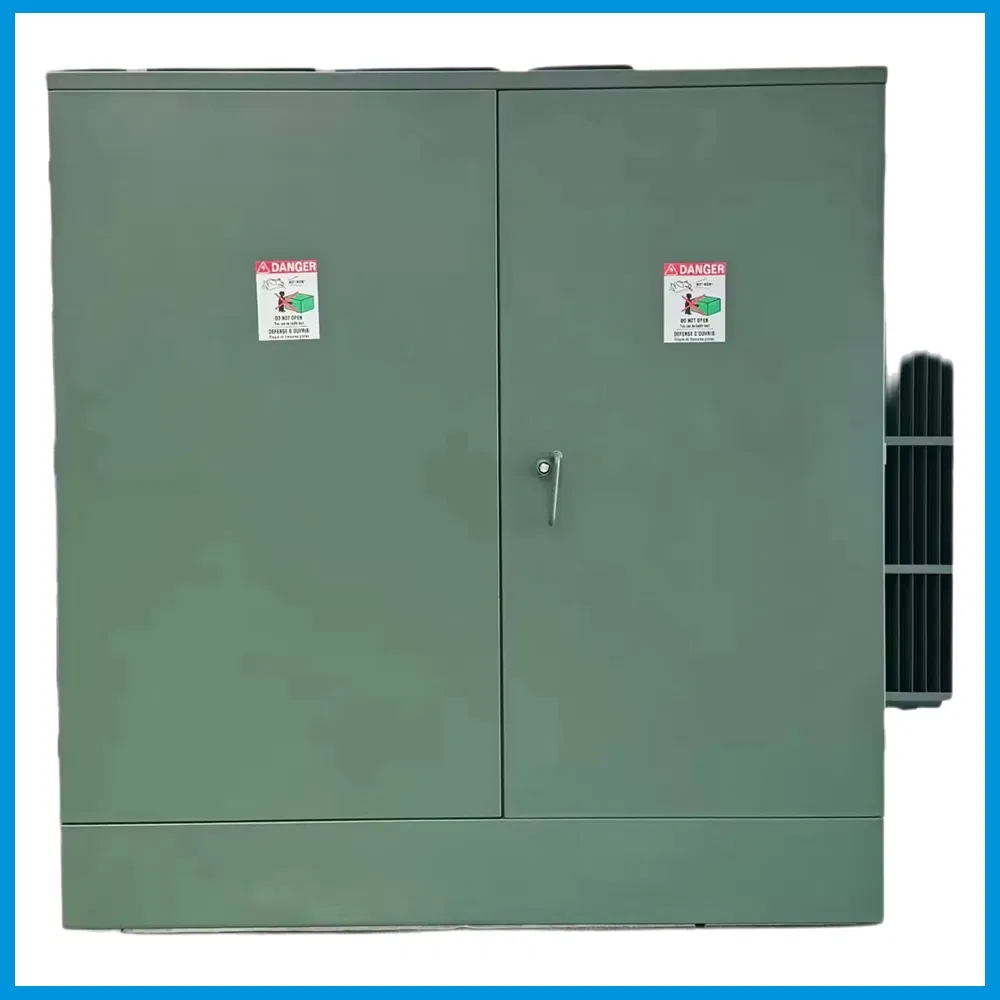 Transformador de pedestal montado eficiente em economia de energia estilo americano trifásico