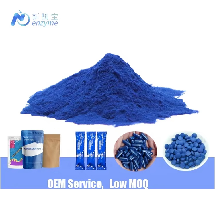 Blue Spirulina Extract 100% Organic Food Grade Phycocyanin Powder