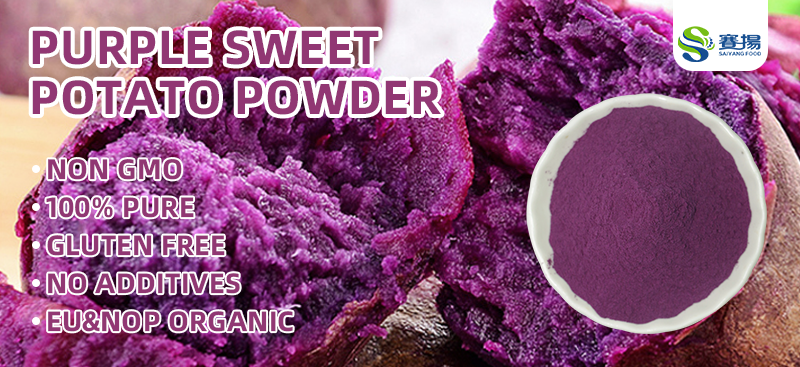 Organic Purple Sweet Potato Powder Banner