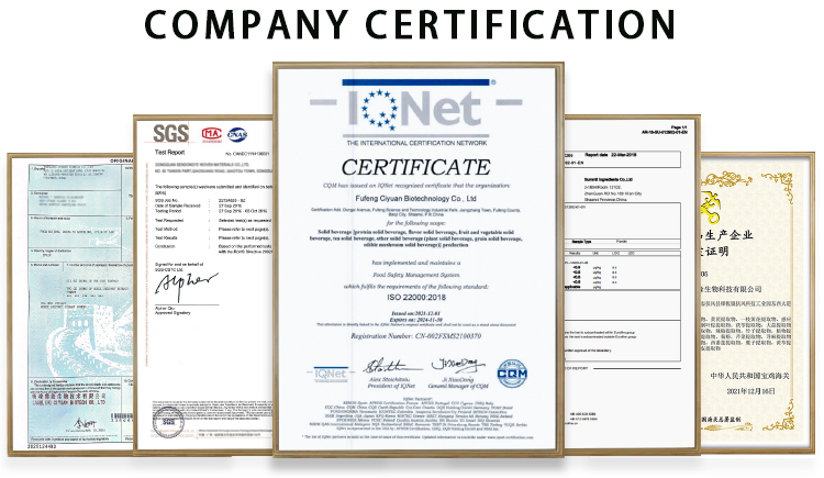 Quality Certificates