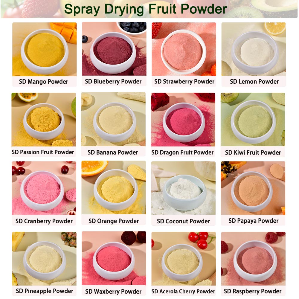 Spray-dried Fruit &amp; Vegetable Powder Water Soluble Superfood Mix Powder Bulk Supply