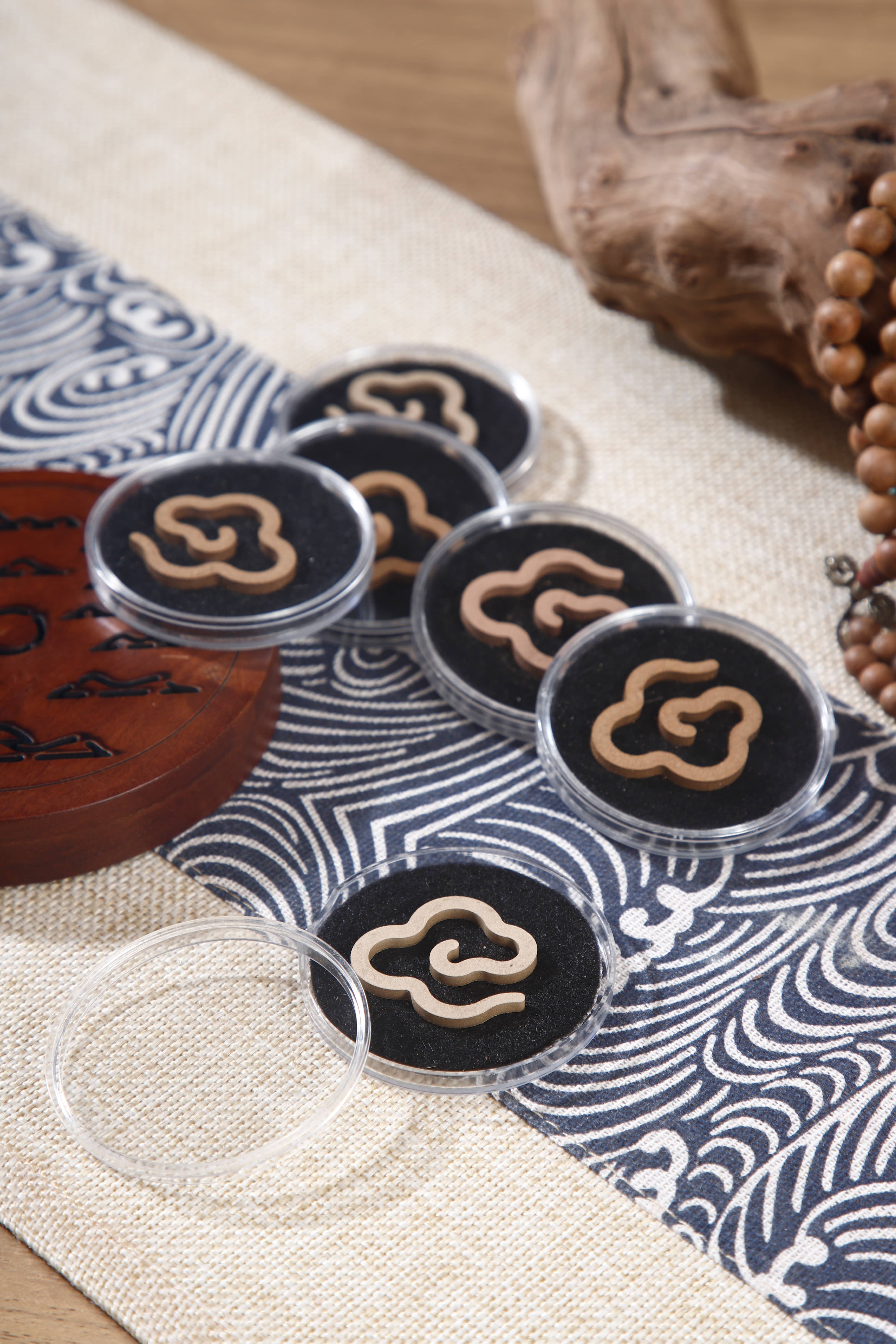 Eastern Culture Aromatic Agarwood Powdered Incense Eco-Friendly Organic Non-Stick Pure Wooden Spiral Yoga Meditation Ceremony