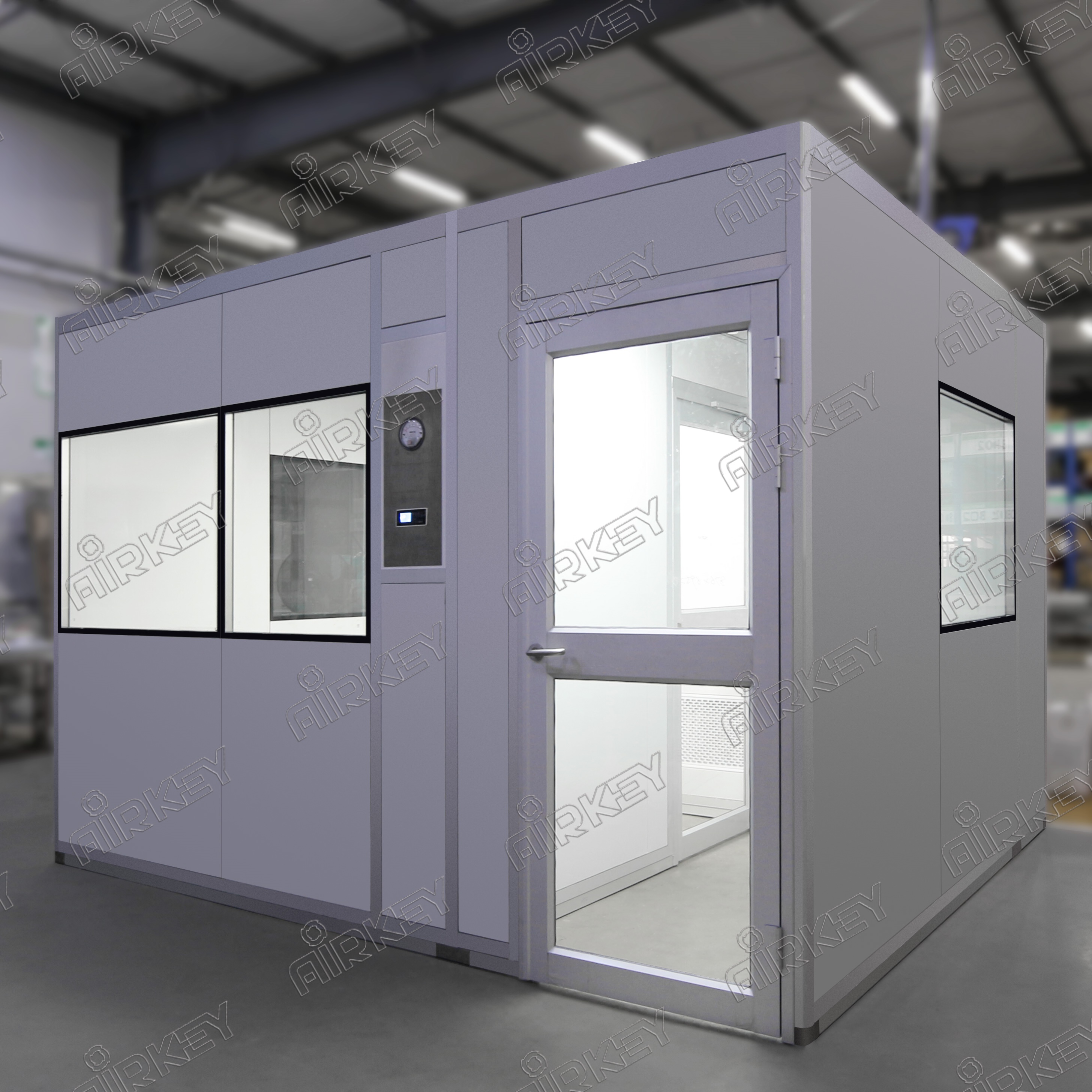 Portable ISO 5 EC FFU Sliding Door HVAC Biology Laboratory Mushroom Modular Clean Room