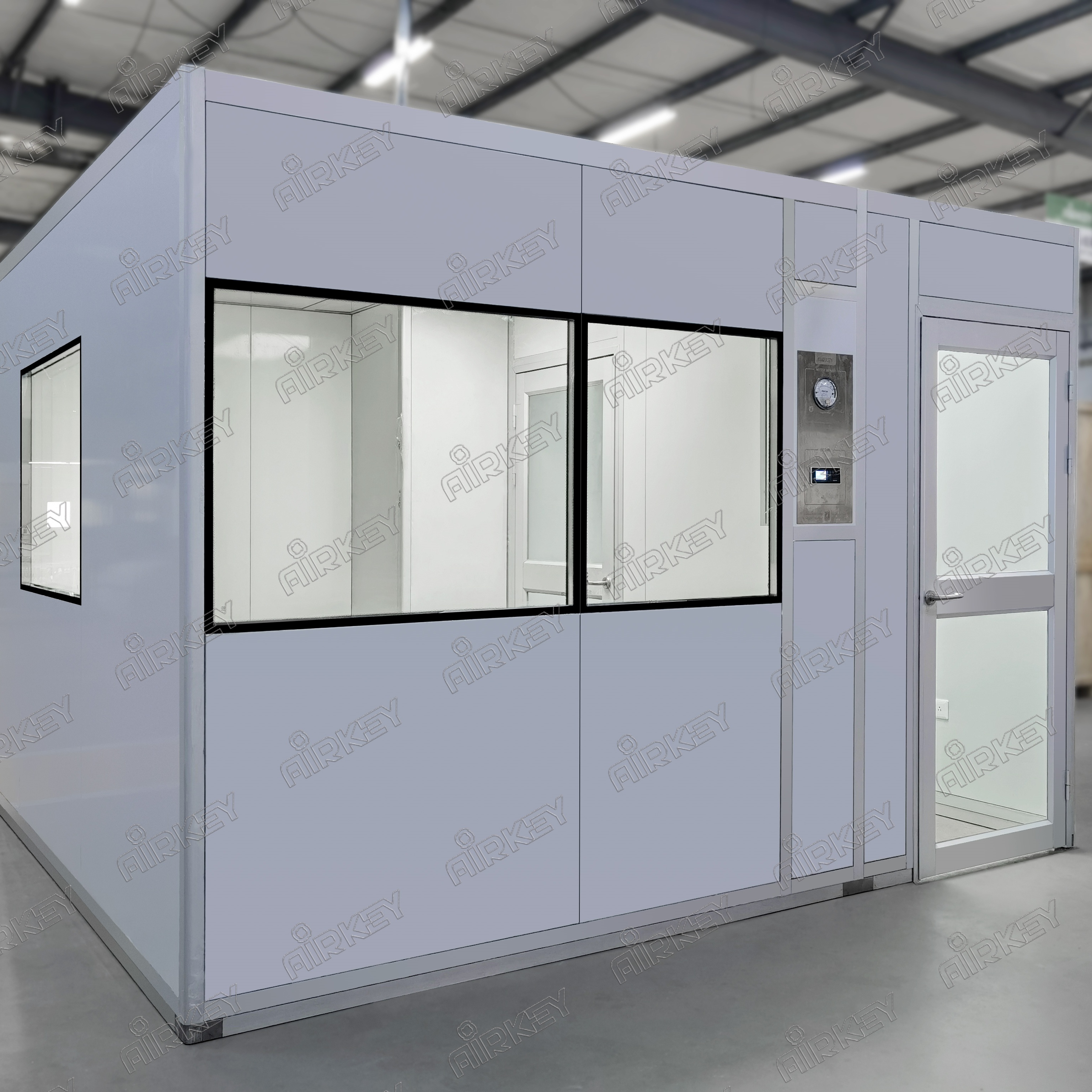 Portable ISO 5 EC FFU Sliding Door HVAC Biology Laboratory Mushroom Modular Clean Room