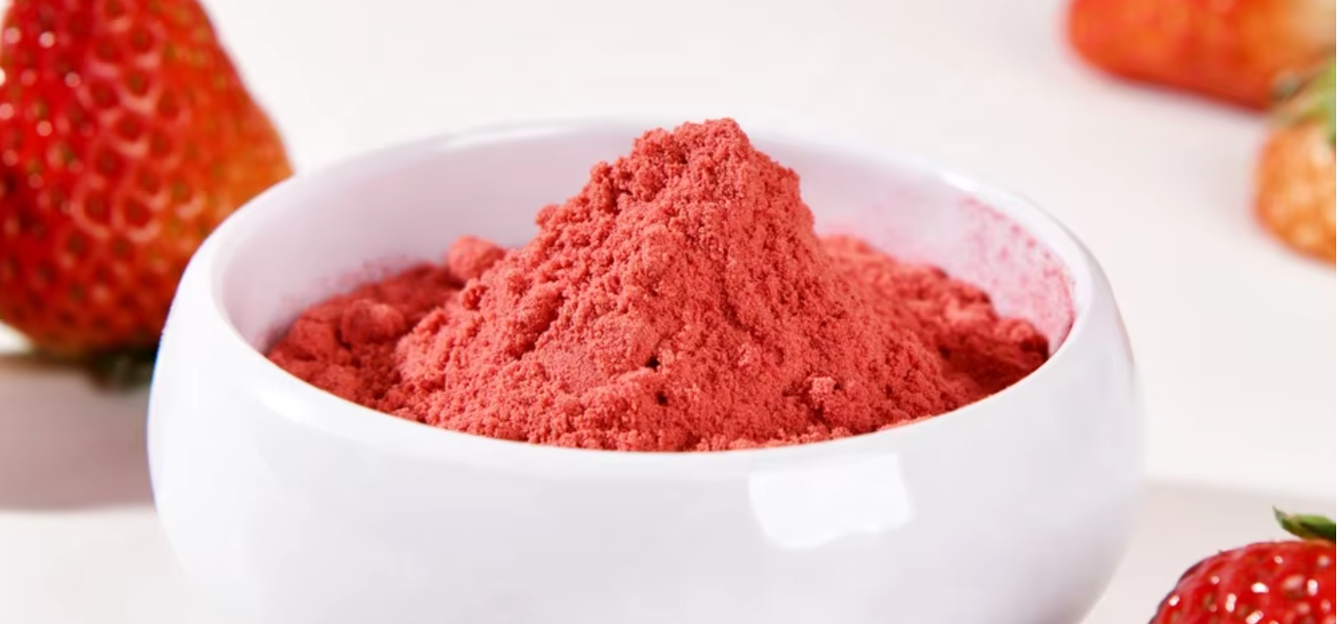 High Purity Freeze Dried Strawberry Powder Factory Supply OEM/ODM Customizable Fruit Powder for Food Industry