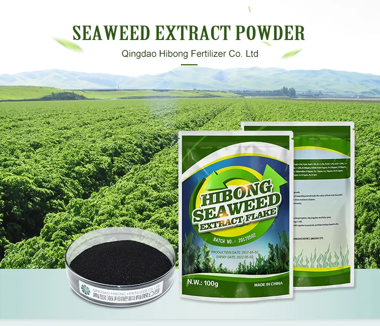 Organic Natural Seaweed Extract for Enhanced Plant Growth and Health