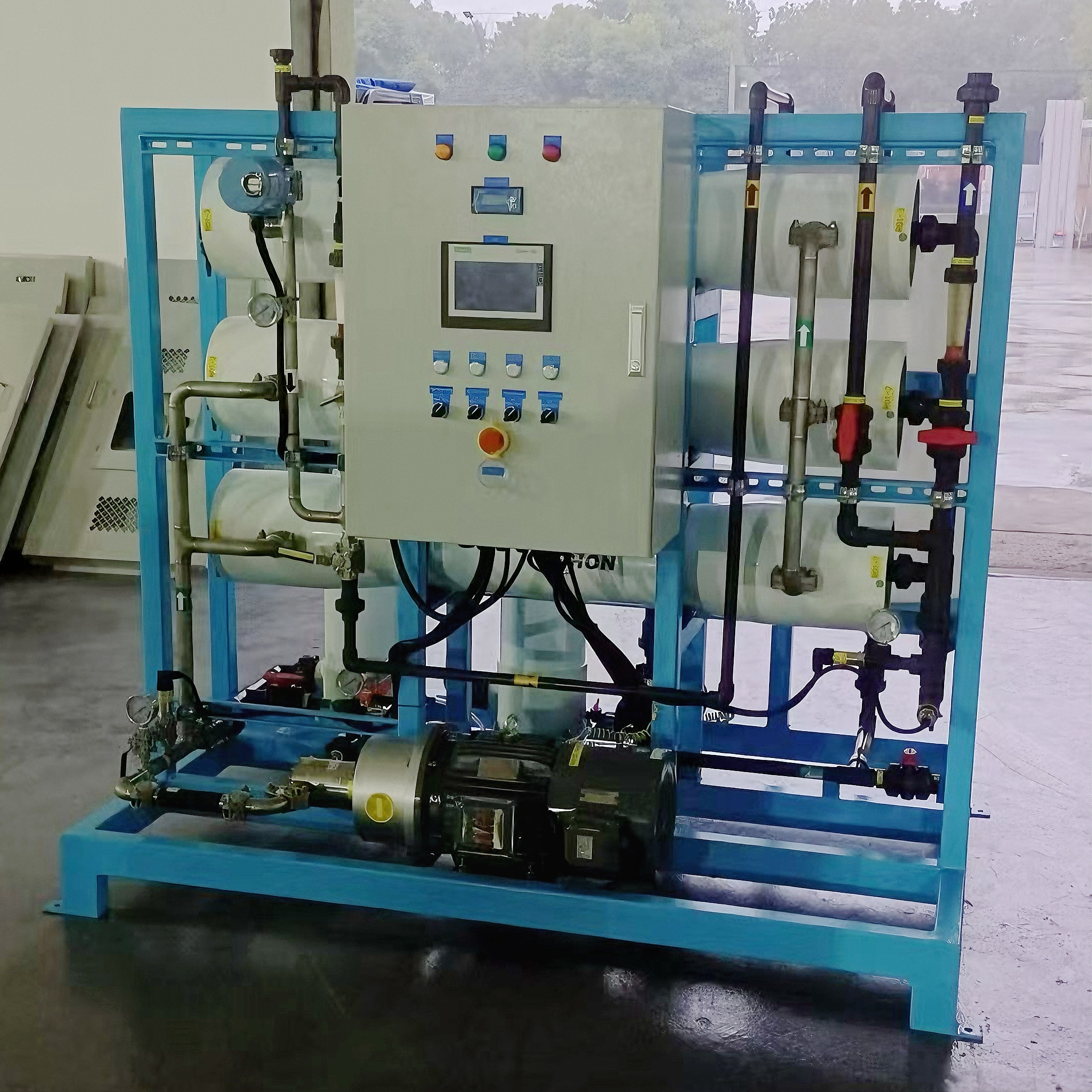 Seawater Desalination Plant 5000LPH-100000LPD | Containerized RO System | Industrial Marine Water Maker