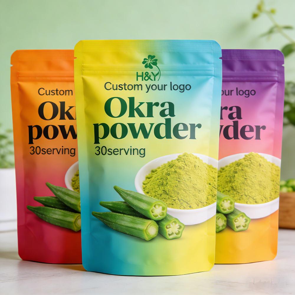 Factory Direct Sales Hot Selling Dried Okra Root Extract Powder Capsules