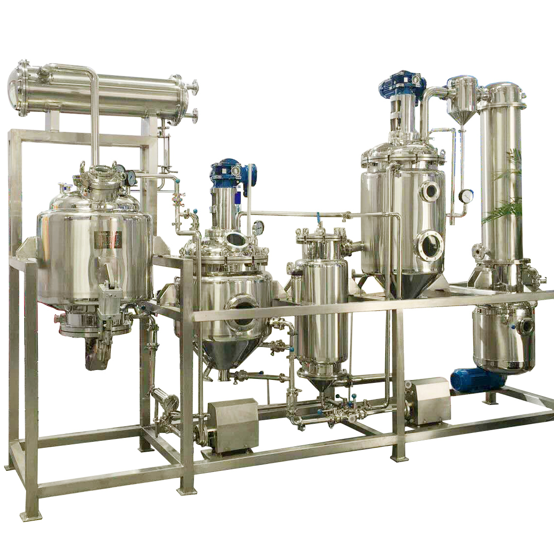 Herbal Plants Vacuum Ultrasonic Herb Extract Extraction Machine Extract Tank