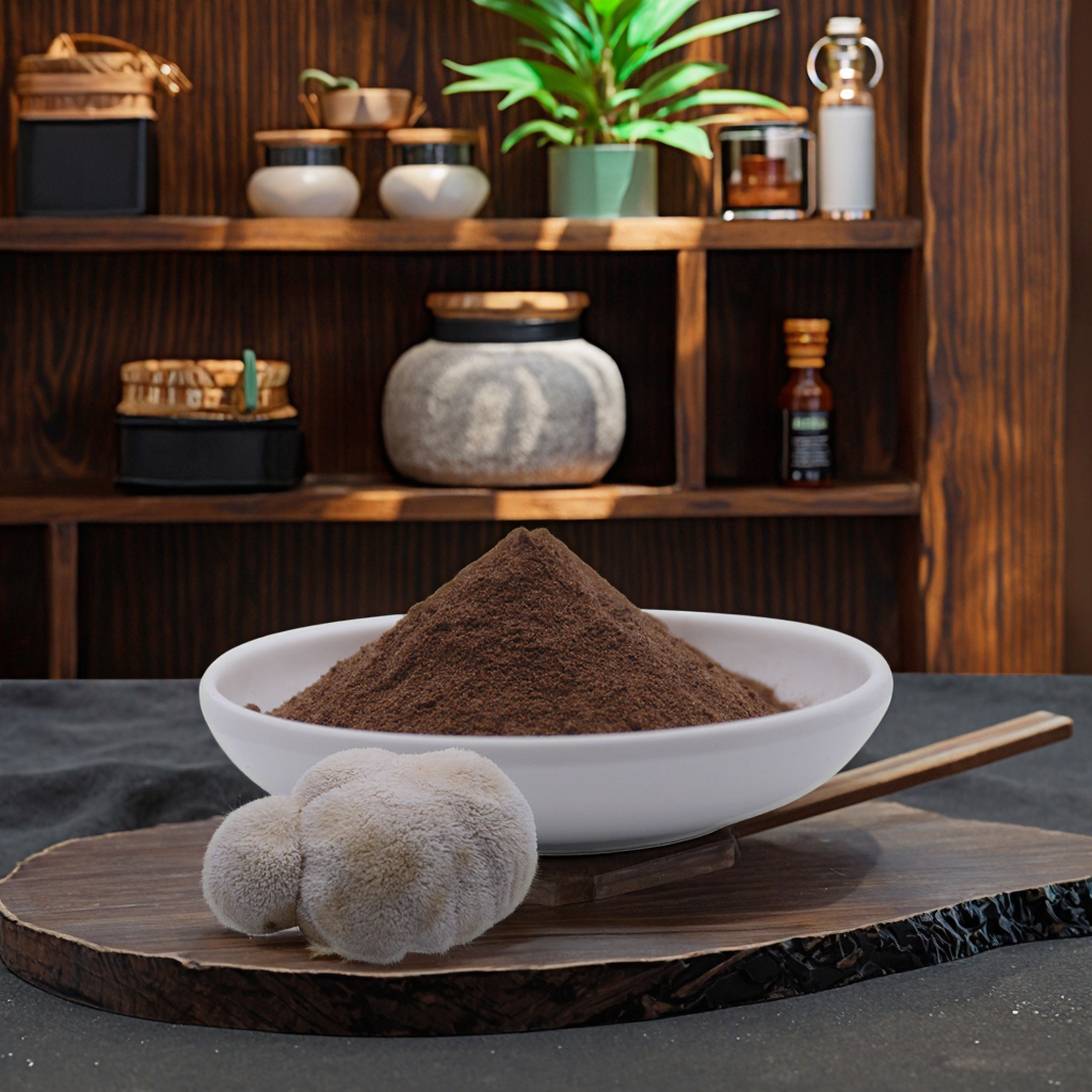 Lions Mane Dual Extract 4% Triterpenes Hericenone Erinacines Solvent Extracted Mushroom Powder