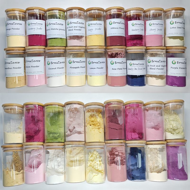Fruiterco High Quality Food Grade Water Soluble 100% Natural Fruit And Vegetable Powder Freeze Dried Fruit Powder