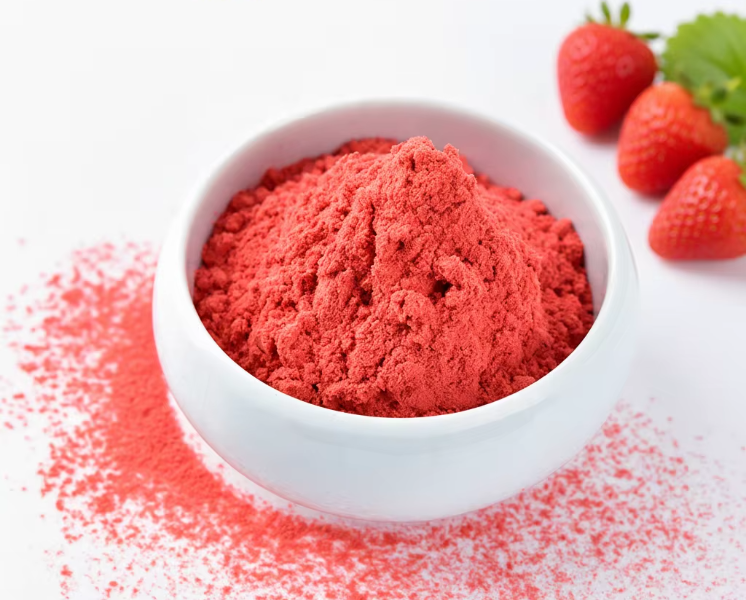High Purity Freeze Dried Strawberry Powder Factory Supply OEM/ODM Customizable Fruit Powder for Food Industry