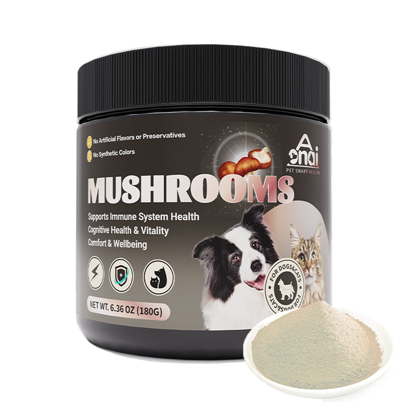 Pet Supplement Mushrooms Powder Supports Immune System Health