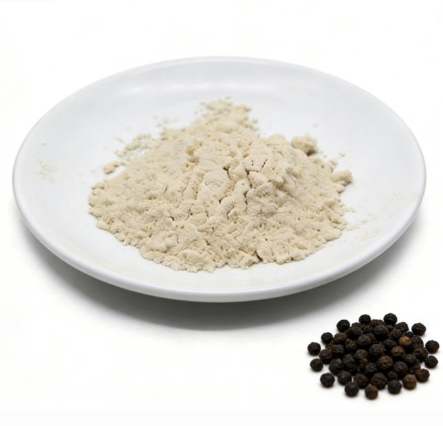 Natural Black Pepper Extract - Enhances Absorption &amp; Flavor with Active Compounds High Purity Piperine Bulk Plant Ingredient