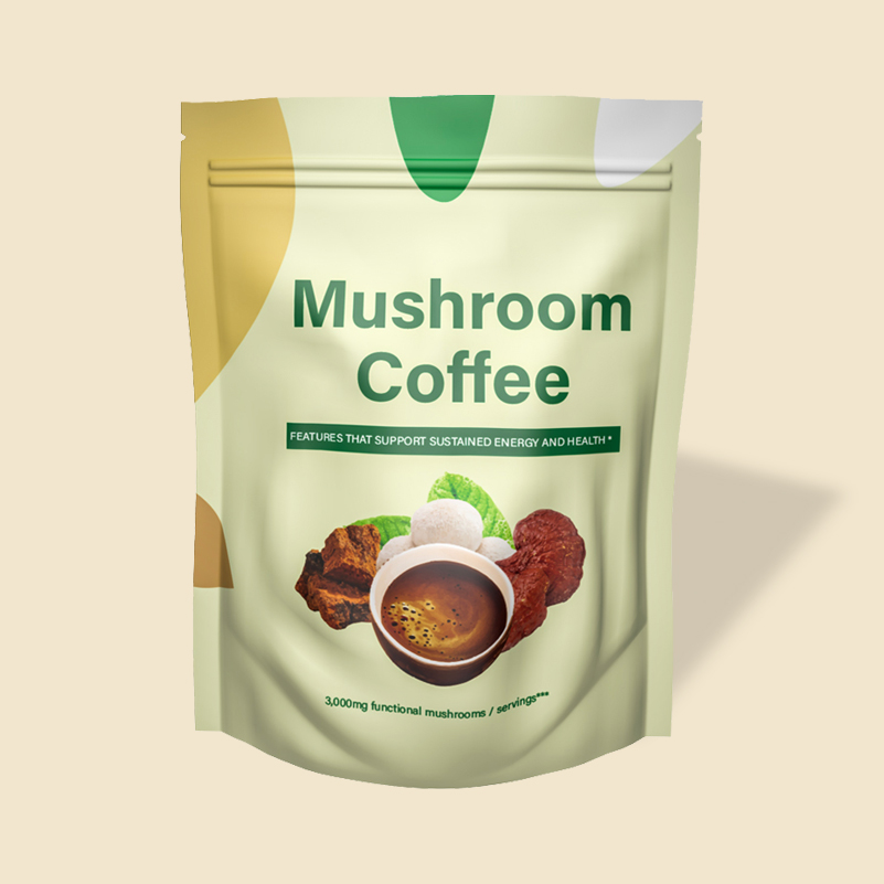 OEM Service Private Label Mushroom Mix Coffee OEM Instant Lions Mane Mushroom Coffee Powder Herbal Supplements
