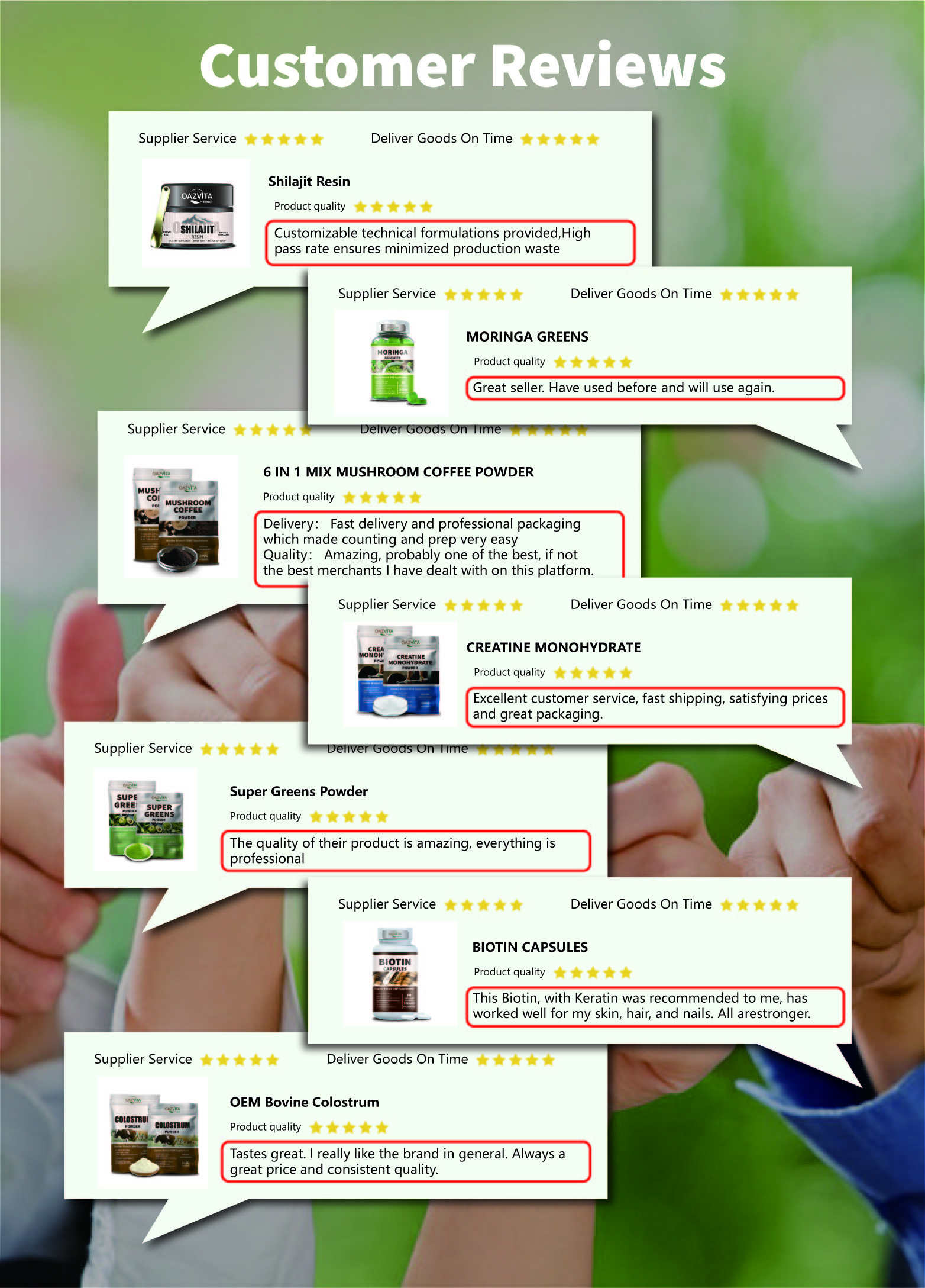 Client Feedback and Customer Reviews