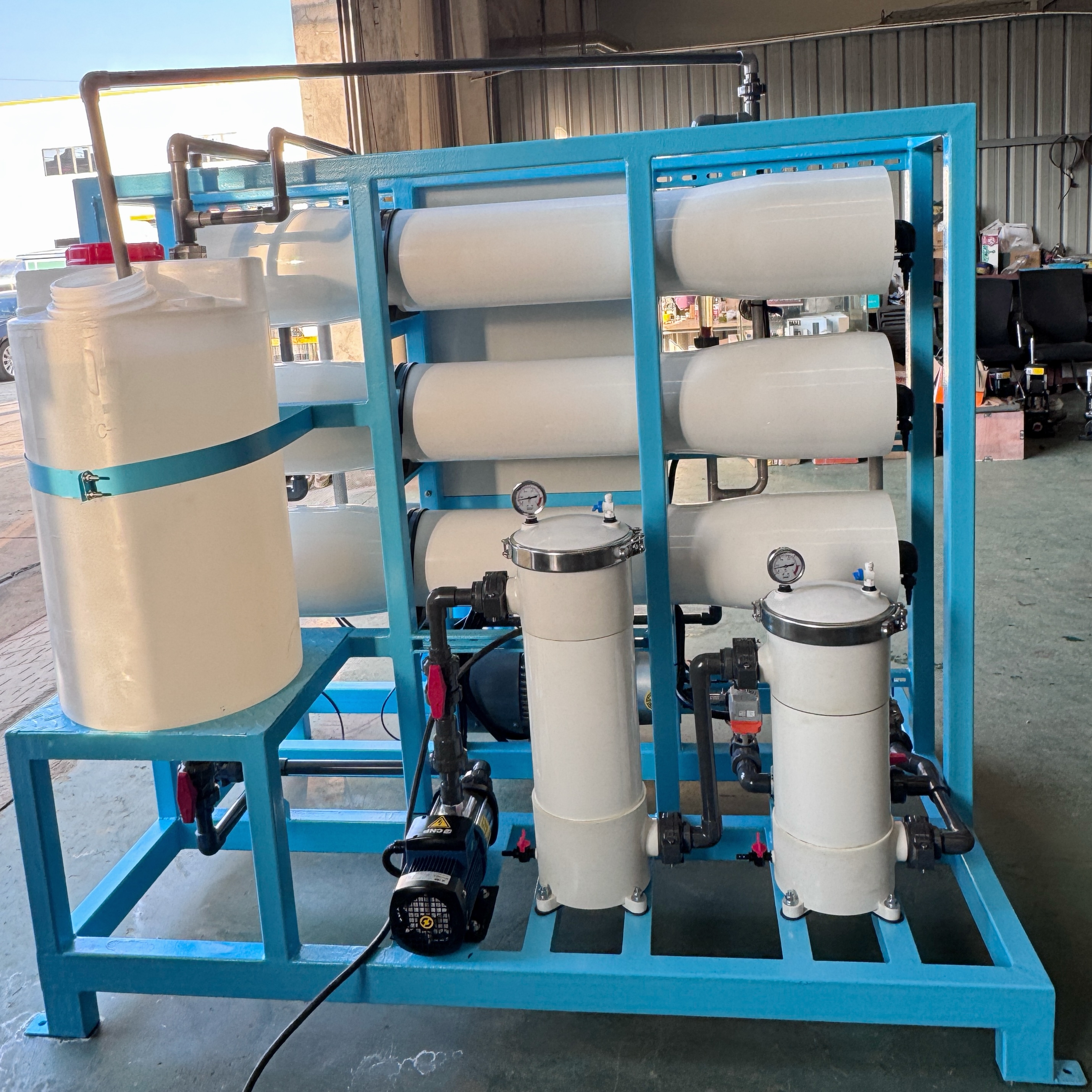 Seawater Desalination Plant 5000LPH-100000LPD | Containerized RO System | Industrial Marine Water Maker