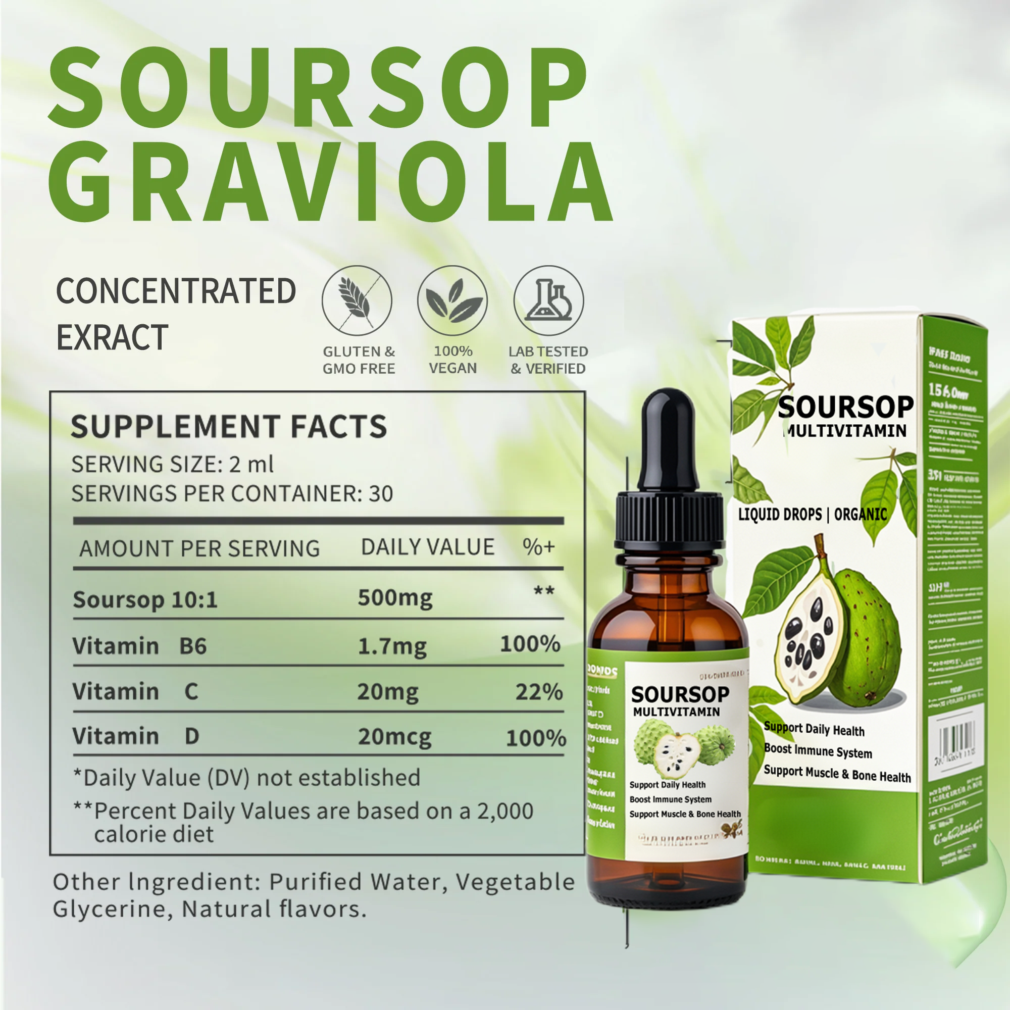 Function and Application of Soursop Leaf Extract