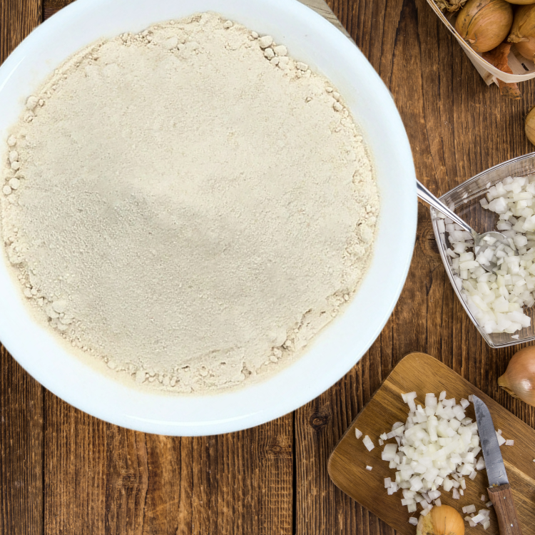 Free Sample 100mesh Dried Vegetables Onion Extract Powder Garlic Style Dehydrated Root Processed Baked AD Drying Bulk Packed