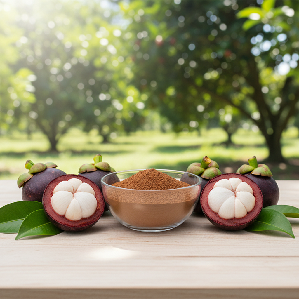 Herbal Mangosteen Fruit Extract Powder 10:1 &amp; 20:1 Wild-Sourced Food Grade Water Soluble Antioxidant Aids Digestion
