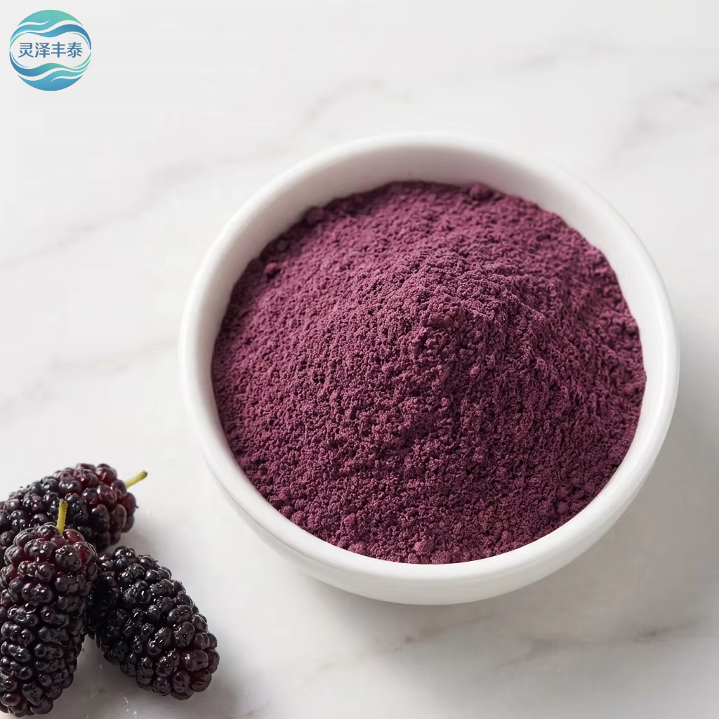 Food Grade Herbal Extract 100% Water Soluble Instant Mulberry Powder Spray Dried Fruit &amp; Juice Powder Bulk Drum