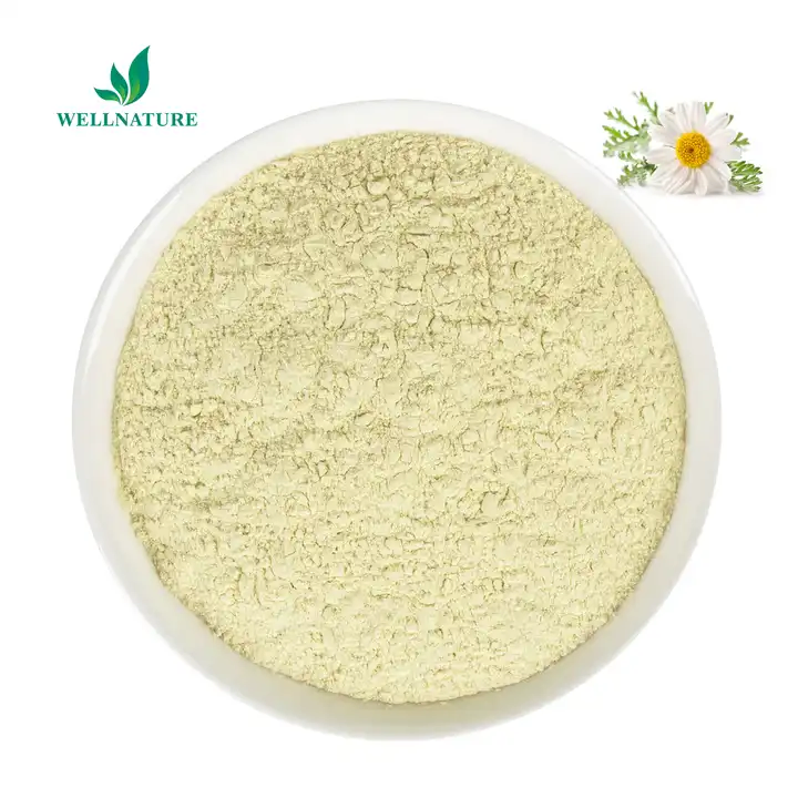 Standardized Bulk Chamomile Extract 1.5% Apigenin for Cosmetic Soothing Agent