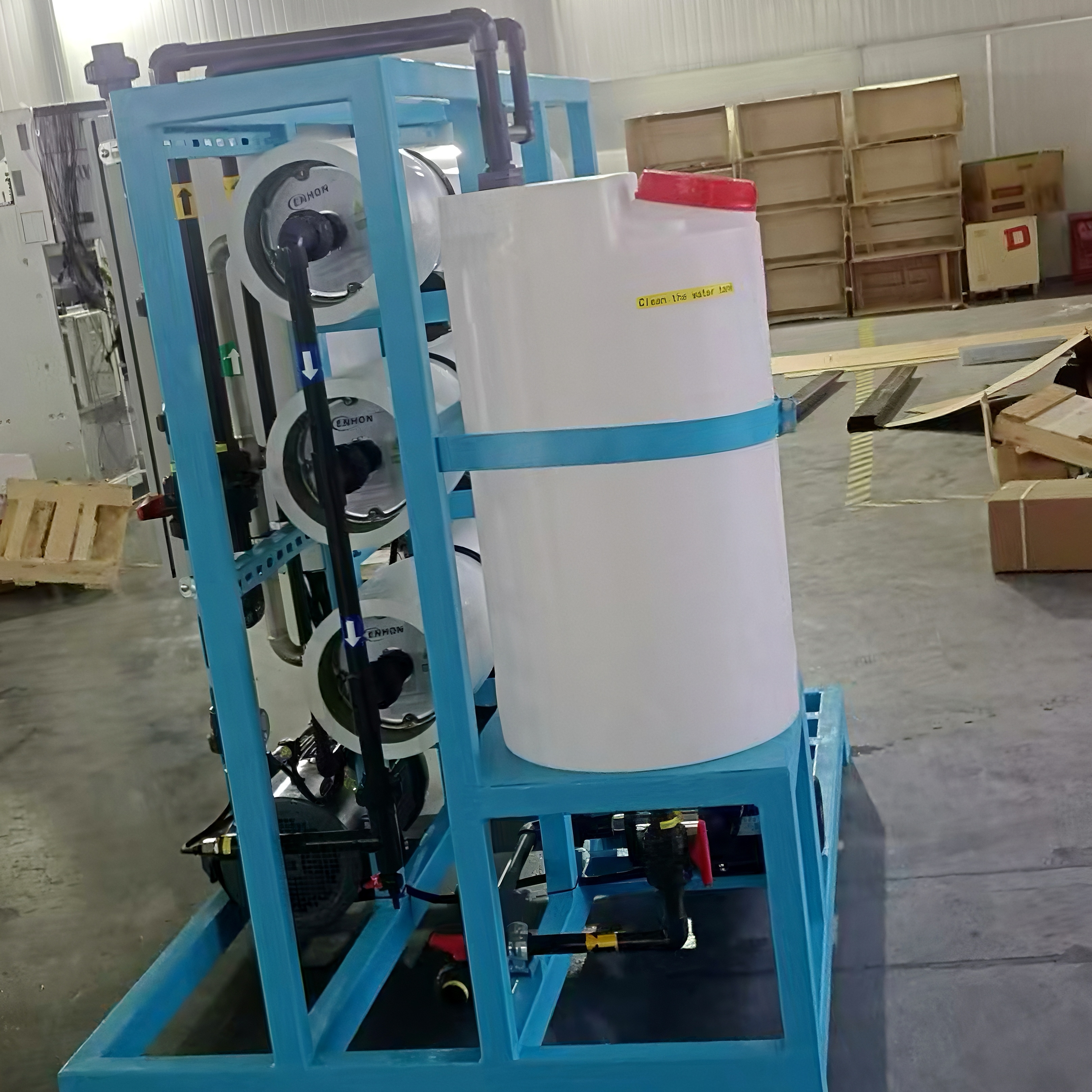 Seawater Desalination Plant 5000LPH-100000LPD | Containerized RO System | Industrial Marine Water Maker