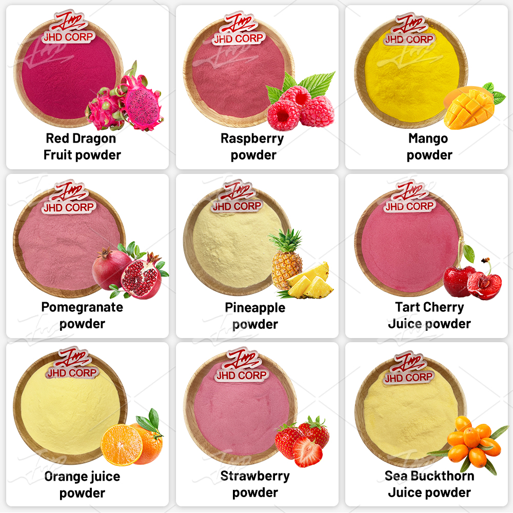USA / EU Warehouse Wholesale Price Natural Food Flavouring Concentrate Natural Tart Cherry Juice Fruit Powder For Drink