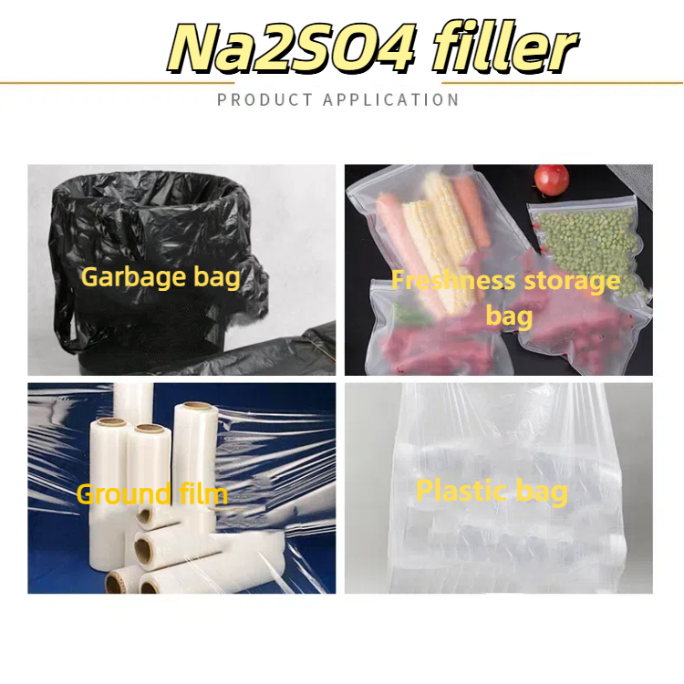 New Arrival Salt-white Color Water-free Super Transparent Nano-filled Masterbatch Na2SO4 Plastic Filler