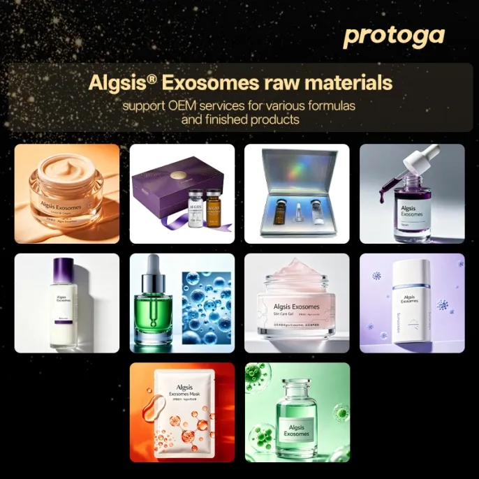 GMP Factory Exosomes Extracellular Vesicles Hair Growth Skin Booster Plant Extracts Ferment for Cosmetics
