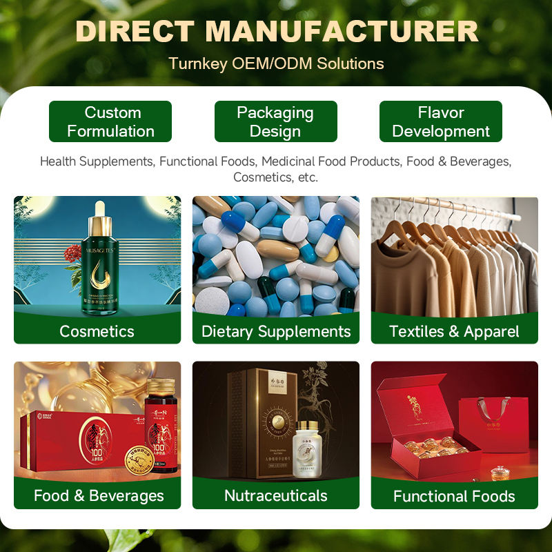 Best Seller Natural Concentrated Spot Removal Lifting Skincare Active Supplier Ginseng Extract Nanoemulsion