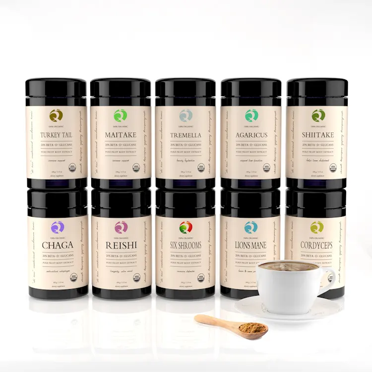 Wholesale Pure Food Grade Ganoderma Lucidum Extract Powder Water Soluble Natural Lingzhi Reishi Spore Mushroom Seed