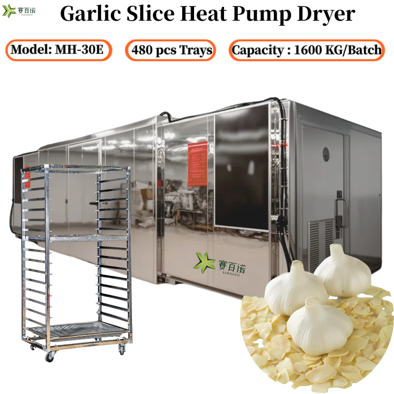 1500KG/Batch MH-30E Commercial Garlic Dehydrator, Professional Heat Pump Vegetable Dryer &amp; Food Processing Equipment